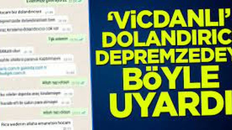 VİCDANSIZ VİCDANA GELDİ