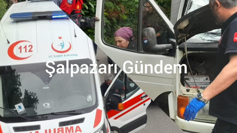 Ağasar Deresinde Korkutan Kaza