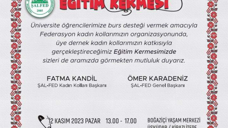 Eğitime Katkı Kermesi 