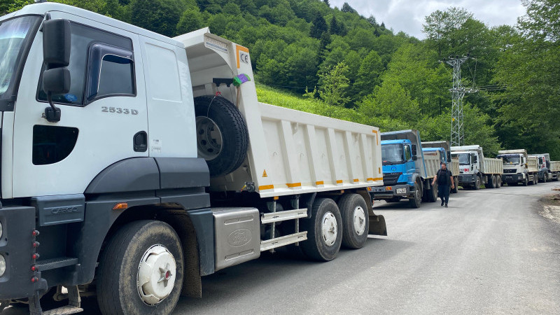 Şalpazarı’nda Yol Seferberliği Başladı