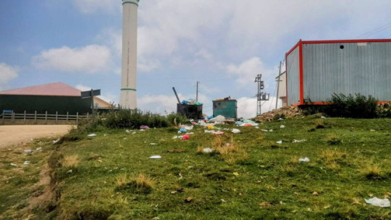Alaca Yaylası’nda Çöp Tepkisi