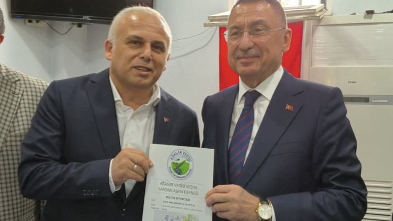 Ağasar Vadisi Derneği’ne İlk Cumhurbaşkanı Yardımcısı Ziyareti