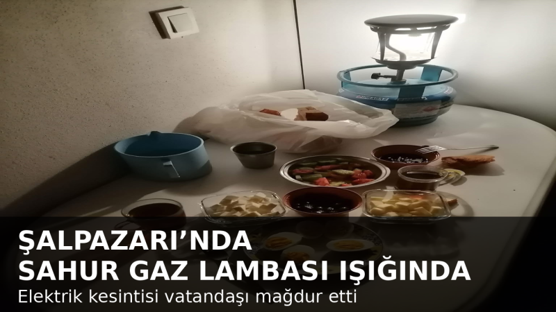 Şalpazarı’nda Sahur Vakti Elektrik Tepkisi: “Yine Mağdur Edildik”